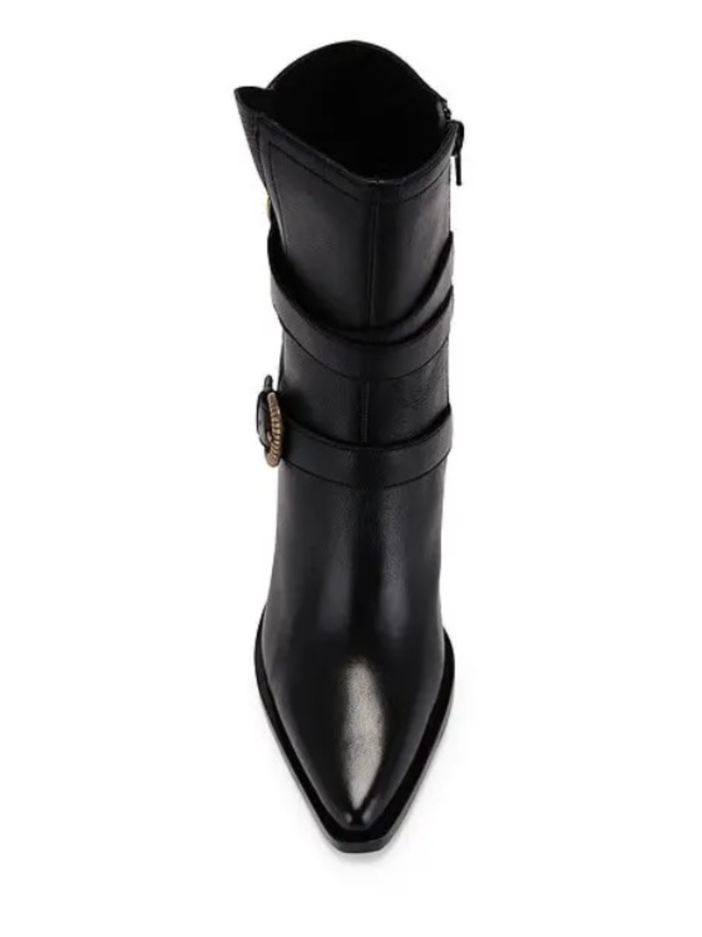Seychelles Speak Up Black Leather Buckled Boots New! - Picture 3 of 13